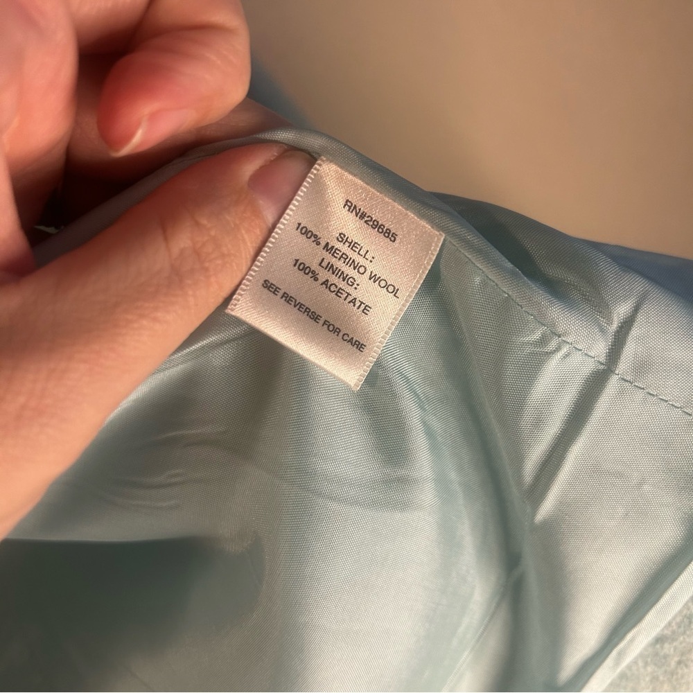Pendleton Merino Wool Button Down Coat Tiffany Bl… - image 6